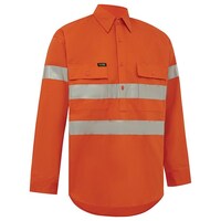 Paramount Hi-Vis 2 Tone Closed Front Regular Weight Taped Shirt