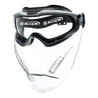 Paramount Spartan With Clear Visor/Grey Frame Titanium AF/AS Clear Lens