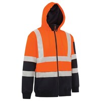 Paramount Hi Vis 2 Tone Full Zip Tech Fleece Taped Hoodie