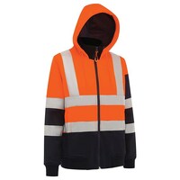 Paramount Hi Vis Women's Full Zip Tech Fleece Taped Hoodie