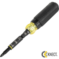 Klein KNECT™ 11-in-1 Ratcheting Impact Rated Screwdriver / Nut Driver