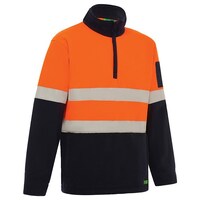 Paramount Hi Vis 2 Tone 1/4 Zip Taped Polar Fleece Jumper