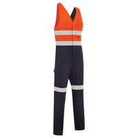 Paramount Hi Vis 2-Tone Regular Weight Action Back Coverall With Reflective Tape