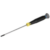 Klein 1/8-Inch Slotted Precision Screwdriver, 4-Inch Shank