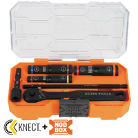 Klein KNECT™ Essential Deep-Well Heavy-Duty Flip Socket Set, SAE 7-Piece