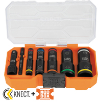 Klein KNECT™ Flip-10 Heavy Duty Flip Impact Socket Set SAE 8-Piece