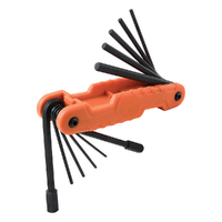 Klein Pro Folding Hex Key Set 11-Key SAE Sizes