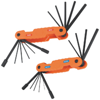 Klein Pro Folding Hex Key Set SAE and Metric