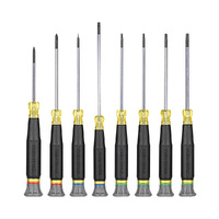 Klein Precision Screwdriver Set, Slotted, Phillips and TORX®, 8-Piece