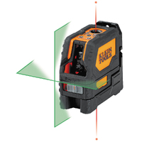 Klein Rechargeable Self-Leveling Green Cross-Line Laser Level with Red Plumb