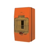 Trader Buffalo Enclosure Din 4 Pole IP66 Chemical Resistant Orange