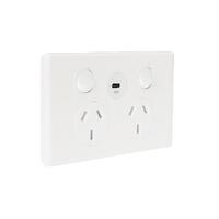 Legrand Excel Life 10A Double GPO USB Type C 60W