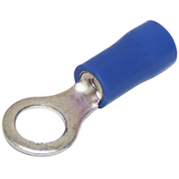 Hellermann Tyton Ring Terminal 10mm Blue PK100