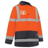 Paramount Hi Vis 2 Tone 3/4 Length Wet Weather Taped Jacket