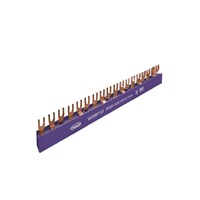 Trader Wolverine Busbar Insulated Fork 80 Amp 3 Pole 18 Module Purple