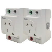 Trader Wolverine Din Rail Mounted Socket 3Pin